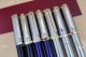 New Cartier Santos-Dumont Blue and Silver Ballpoint pen AAA Replica (3)_th.jpg